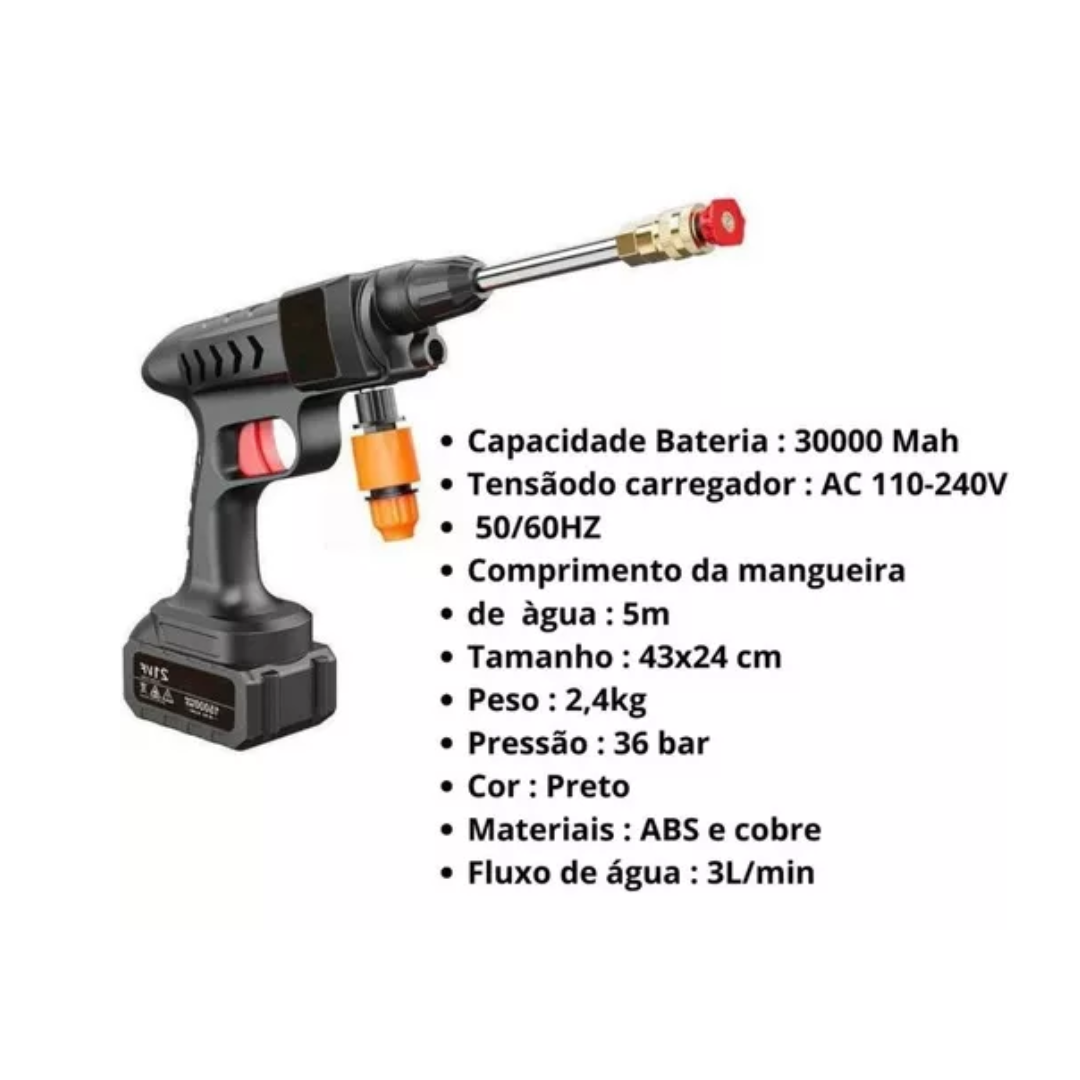 Miniatura 2 de Lavadora a presión automotriz portátil r